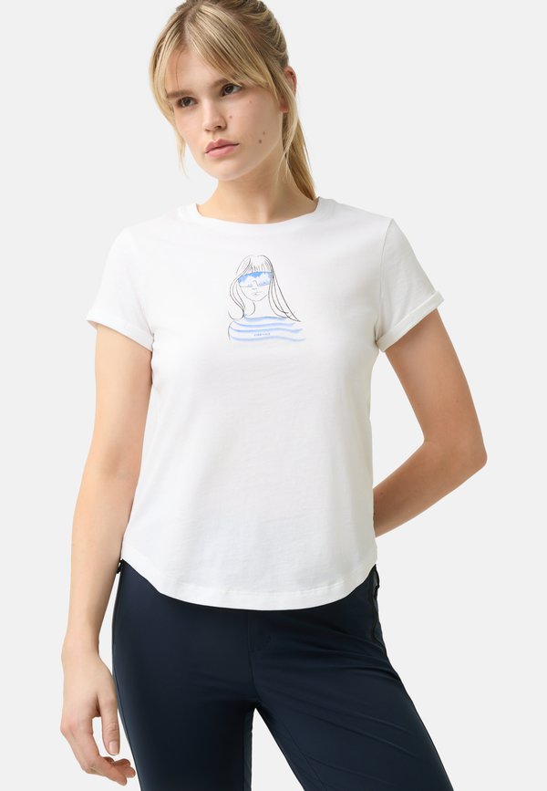 DEBRA4 - T-Shirt print - liquid silver