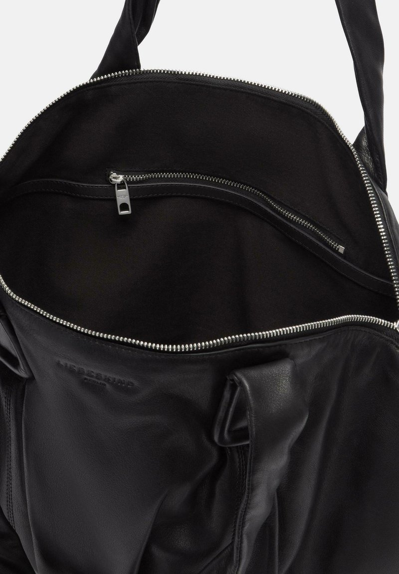 Sac à Dos LIEBESKIND BERLIN Hera – Cuir Noir, Femme, Compartiment Laptop, Neuf