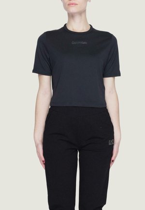 CROP - Basic T-shirt - black