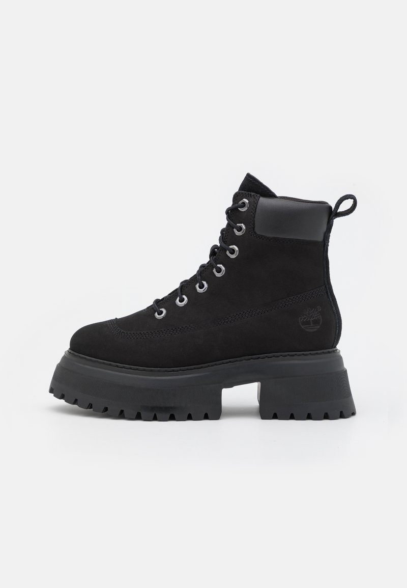 Timberland Botki sznurowane czarny