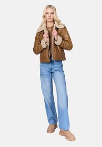 Freaky Nation COZY MOOD - Veste en cuir - pug