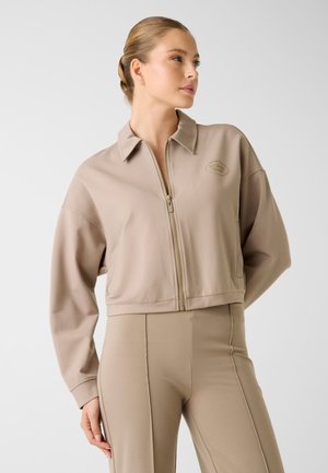 MIT DURCHGEHENDEM REISSVERSCHLUSS - Lichte jas - beige