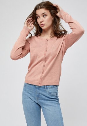 MINEW LAURA CARDIGAN - Cardigan - light powder rose melange