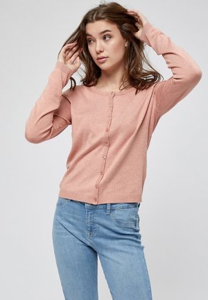 MINEW LAURA CARDIGAN - Adīta jaka - light powder rose melange