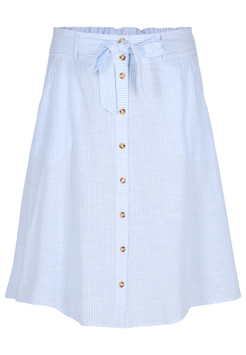 Damen Jeansröcke | Zizzi A-Linien-Rockblue bell stripe/blau - NS10219 Damen Jeansröcke | Zizzi A-Linien-Rockblue bell stripe/blau - NS10219