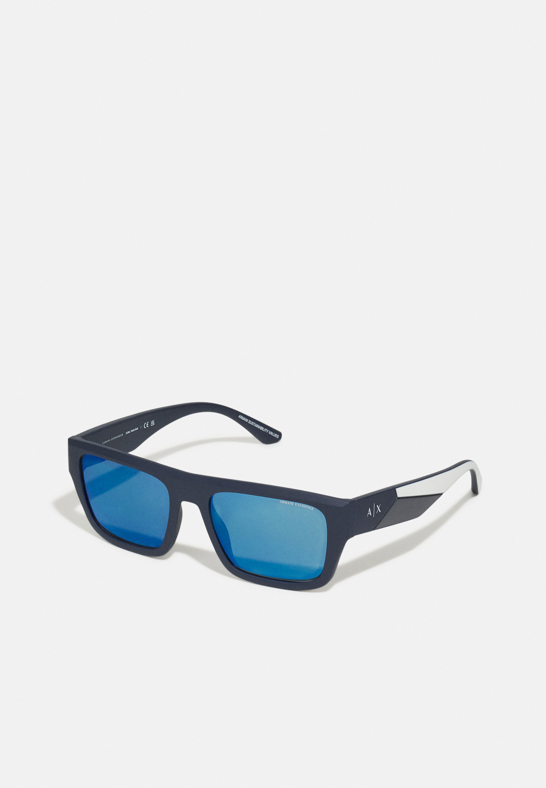Armani Exchange Gafas de sol - blue/dark mirror blue/azul - Zalando.es