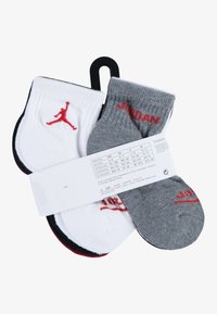Jordan JORDAN LEGEND ANKLE 6 PACK - Sporta zeķes - gym red/black
