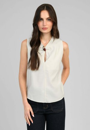 AN'GE TOP KEZRA BLANC CASSE - Blouse - blanc casse