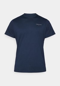 SLIM LINEAR TEE  - Jednoduché tričko - dark night navy