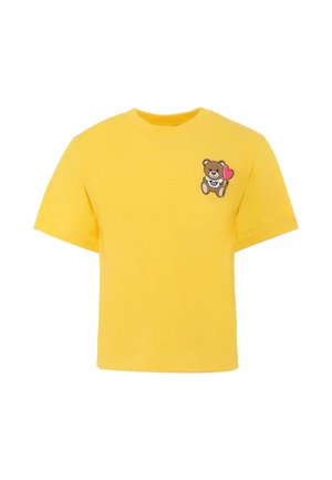 T-shirt con stampa - yellow