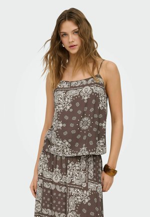 ONLY Camisole ONLRAMSE Camisole - Blouse - chocolate martini