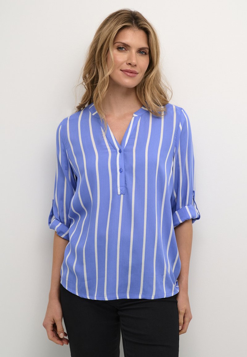 Kaffe - KASTRIDY - Bluza - ultramarine chalk stripe, Povečajte