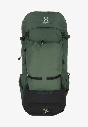 RUGGED MOUNTAIN - Hiking rucksack - fjell green true black