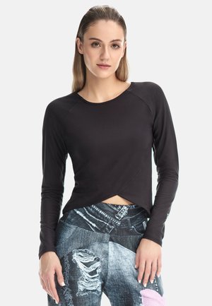 Winshape FUNCTIONAL LIGHT AND SOFT AET131LS - Top s dlouhým rukávem - black