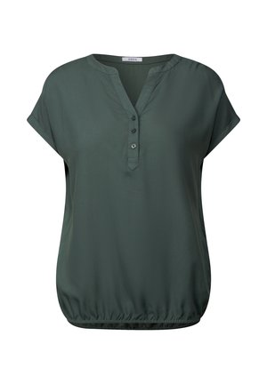 Cecil KURZARM UNI - Bluse - grün
