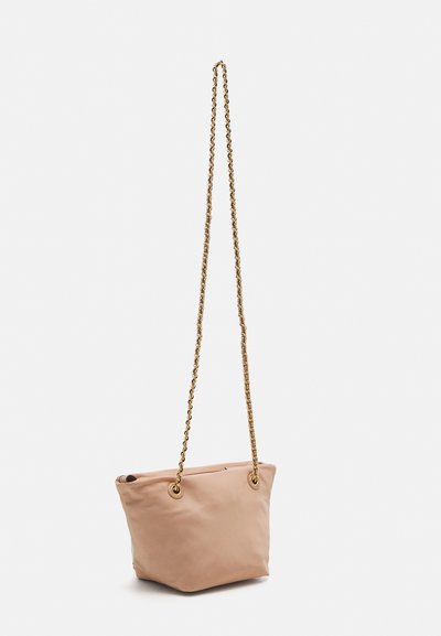 Tory Burch ELLA SMALL CHAIN CROSSBODY - Taška cez plece - pink sand