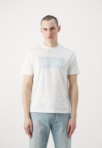 Armani Exchange - Print T-shirt - off white Thumbnail Image 1