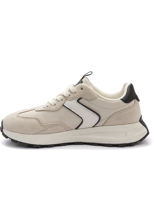 Sneakers laag - beige black