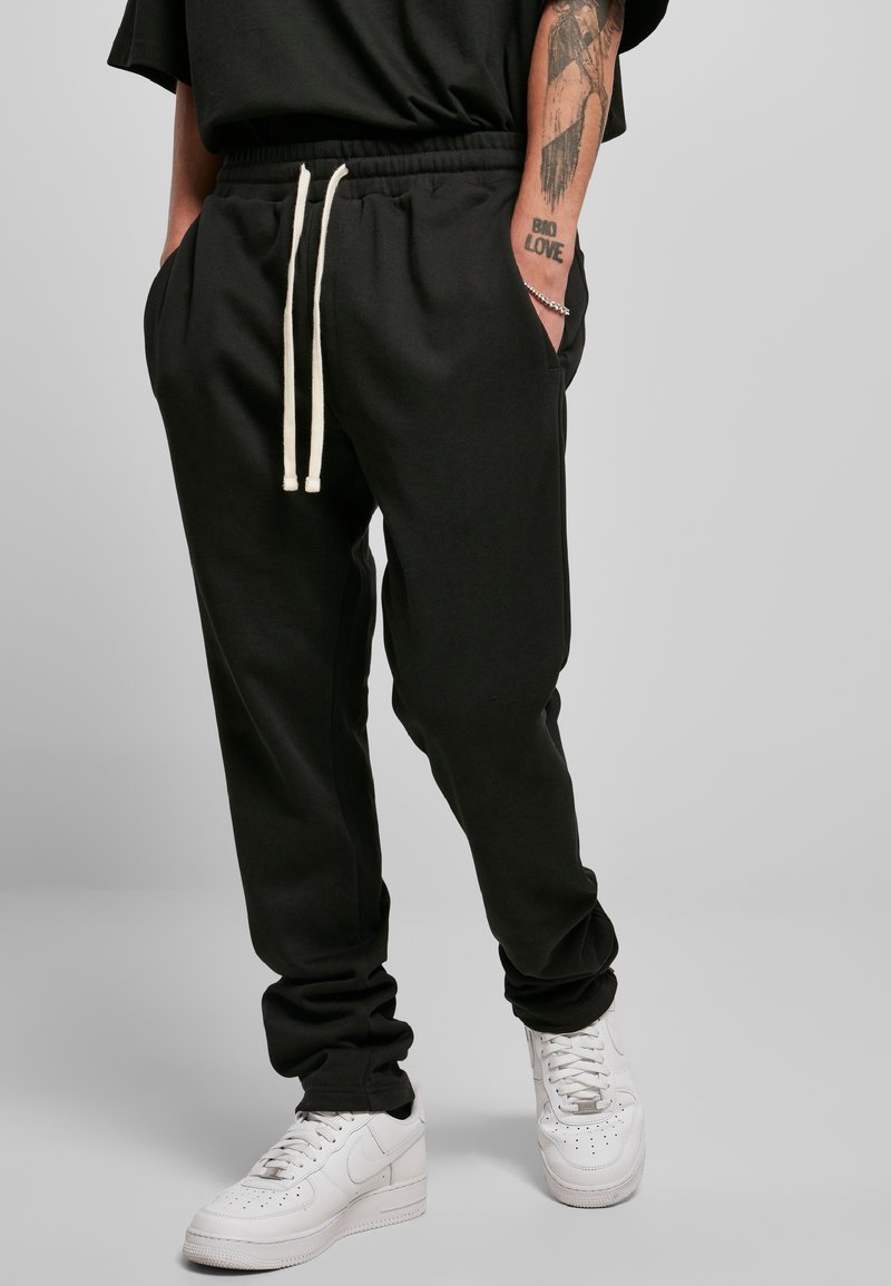 Urban Classics - SIDE ZIP  - Jogginghose - black, Vergrößern