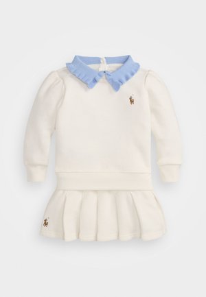 Polo Ralph Lauren COLLARED TERRY SWEATSHIRT & SKORT SET - Mikina - nevis