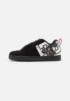 COURT GRAFFIK - Sneakers basse - black / white
