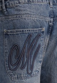 WIDE SLICK - Džínsy voľného strihu - blau