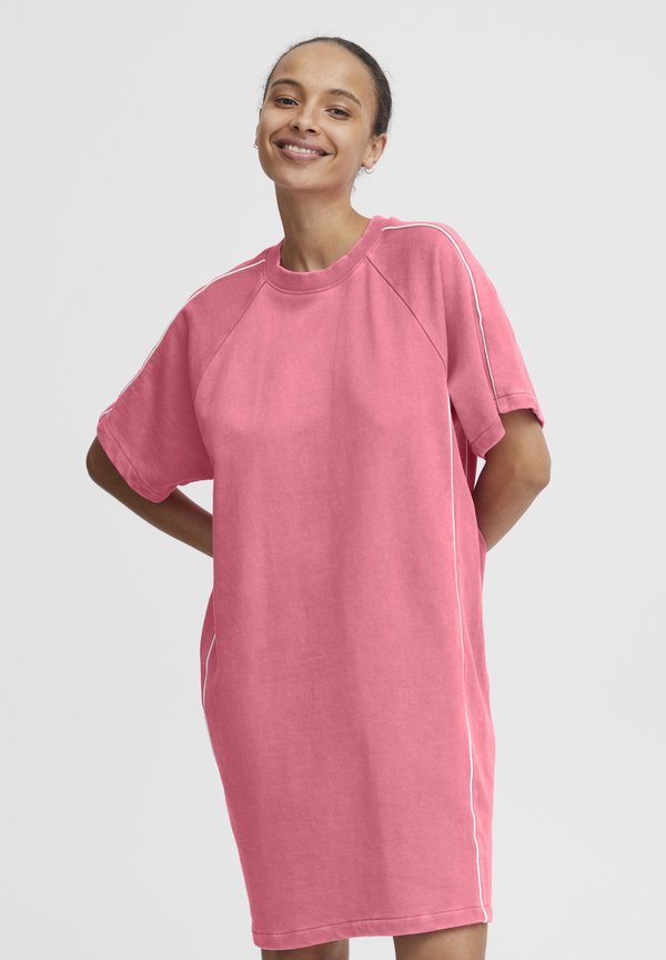 JCSALLI - Jersey dress - beetroot purple mix