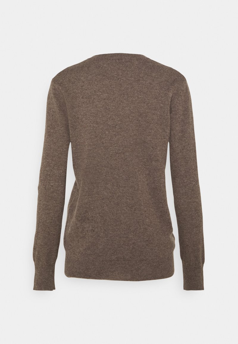 Damen Strickjacken | pure cashmere CLASSIC CREW NECK Strickpullover heather brown/braun - UO76166 Damen Strickjacken | pure cashmere CLASSIC CREW NECK Strickpullover heather brown/braun - UO76166