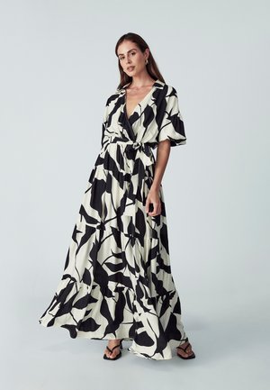 SOLE - Maxi dress - black leaf