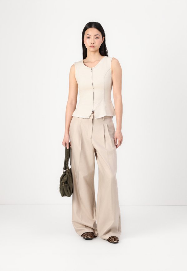 DORA MERLA EXTRA WIDE - Trousers - island fossil4