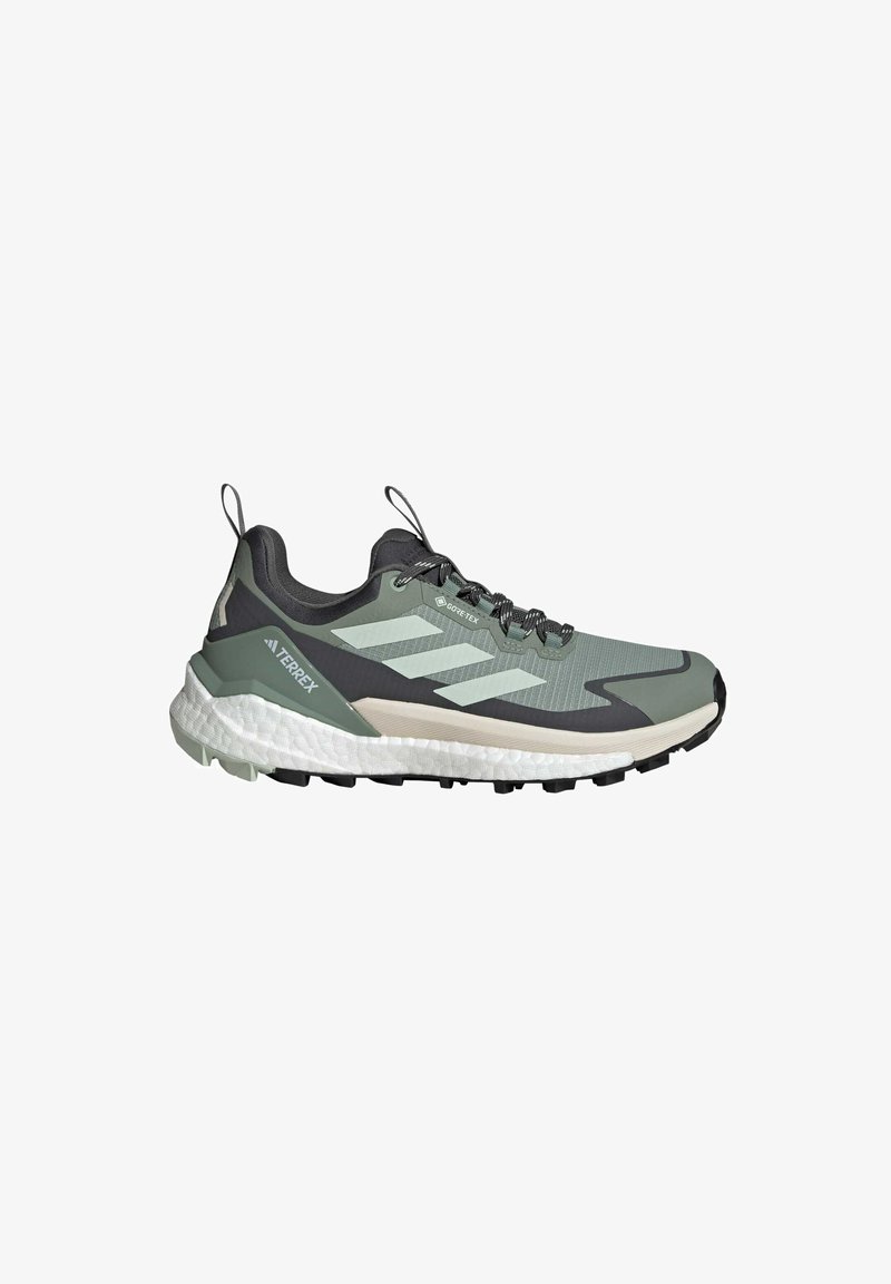 Adidas Terrex FREE HIKER 2 LOW GTX W - Hikingschuh - silver green   linen green   grey