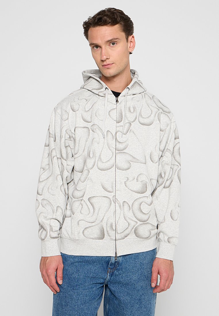 Vans Sweater met rits grijs