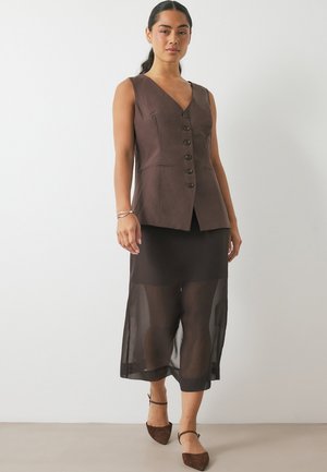 SHEER - Trapecinis sijonas - brown