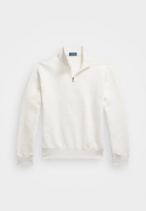 Polo Ralph Lauren DOUBLE KNIT QUARTER ZIP PULLOVER - Sweatshirt - soho heather