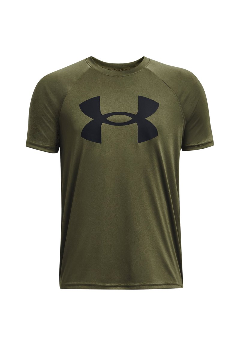 Under Armour FUSSBALL - TECH BIG LOGO - Sportovní tričko - dunkelgruen