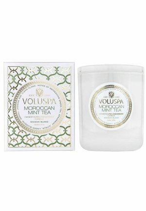 VOLUSPA CLASSIC CANDLE MOROCCAN MINT TEA 269G - Duftlys - white