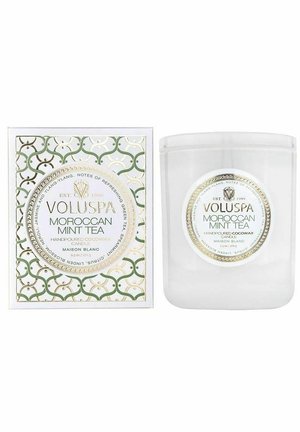 VOLUSPA CLASSIC CANDLE MOROCCAN MINT TEA 269G - Doftljus - white