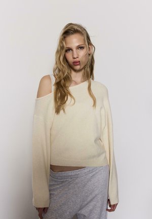 ASYMMETRIC - Svetrík - white