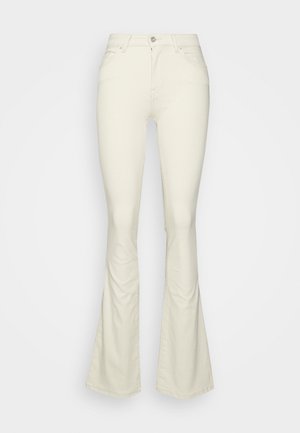 Flared-farkut - beige