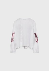 Stradivarius EMBROIDERED  - Camicetta - bordeaux