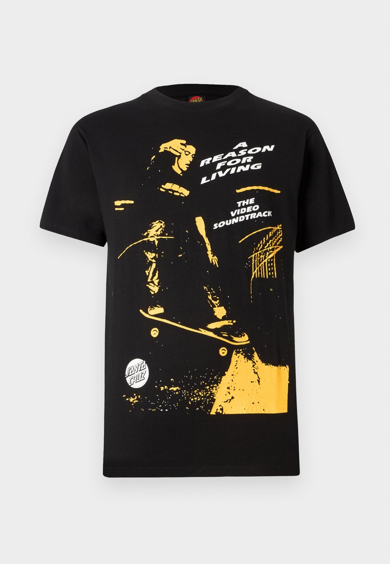Santa Cruz T-shirt print zwart Santa Cruz T-shirt print zwart