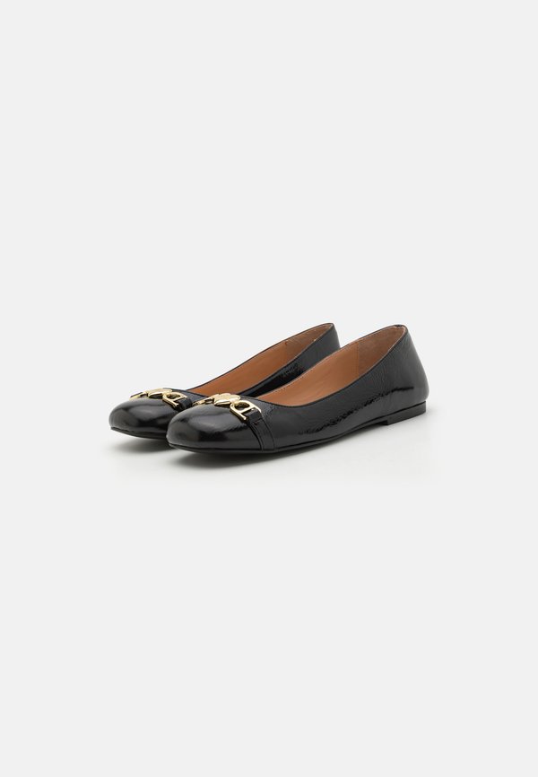 LOVE CHAIN STRAP - Ballet pumps - nero3