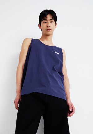 RELAXED GRAPHIC TANK - Top - dark blue