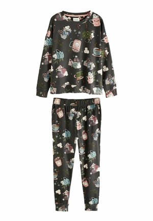 SET LONG SLEEVE - Pyjama - charcoal grey