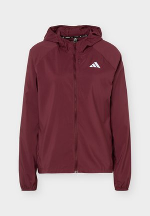 adidas Performance, RUN ESS JKT W - Αντιανεμικό μπουφάν - maroon