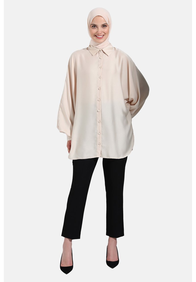 Modanisa REFKA - Overhemdblouse - vanilla