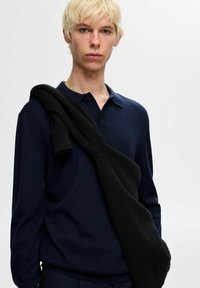 Selected Homme Polosärk - navy blazer