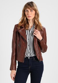 Maze Veste en cuir - cognac