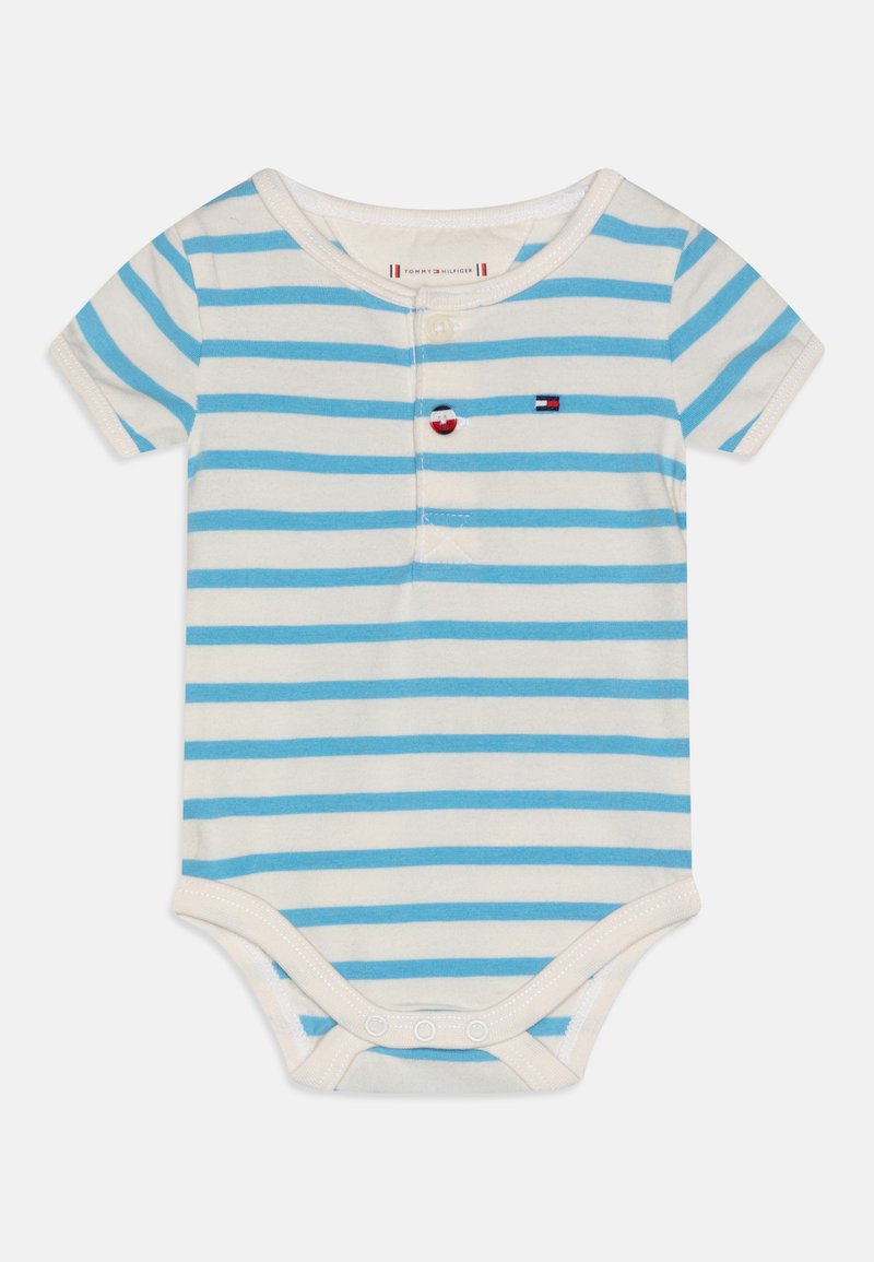 Tommy Hilfiger BABY STRIPED HENLEY UNISEX - Body - skysail/bleu - ZALANDO.FR