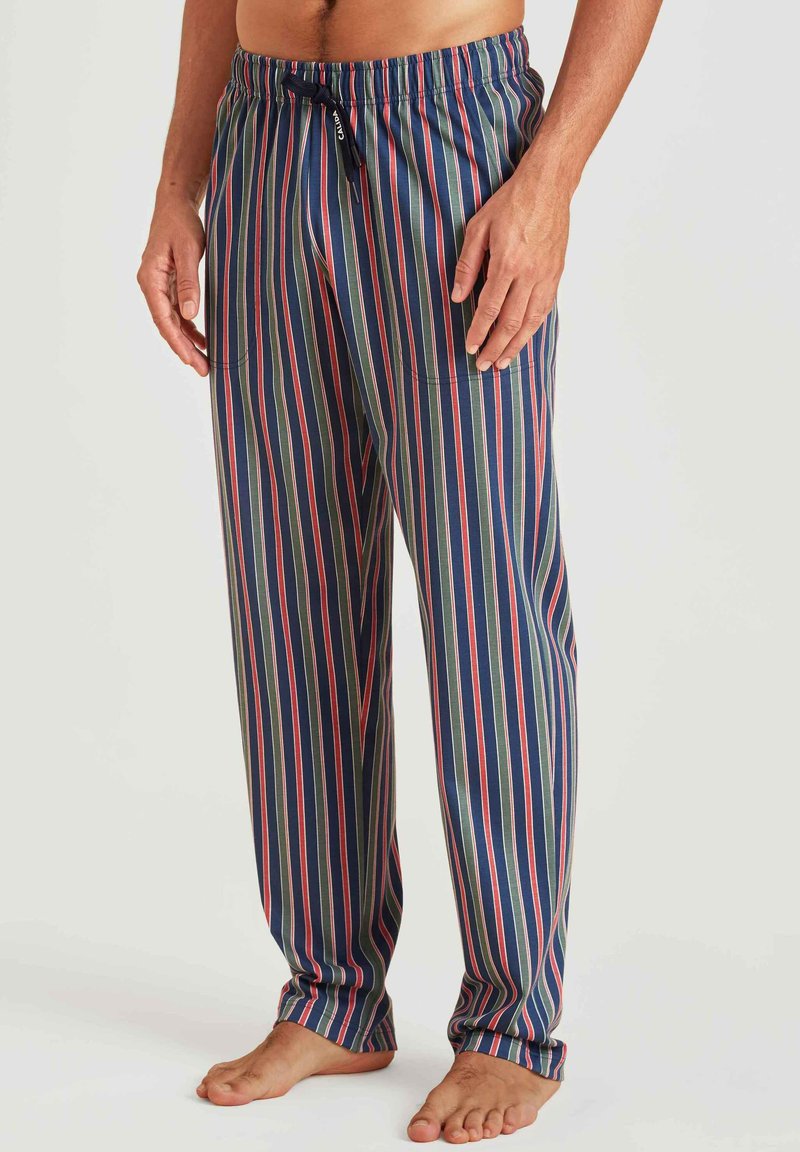 Remix Basic Sleep Pants mit Bündchen blau